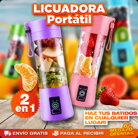 LICUADORA PORTÁTIL 2 EN 1