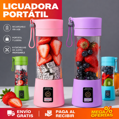 LICUADORA PORTÁTIL 2 EN 1